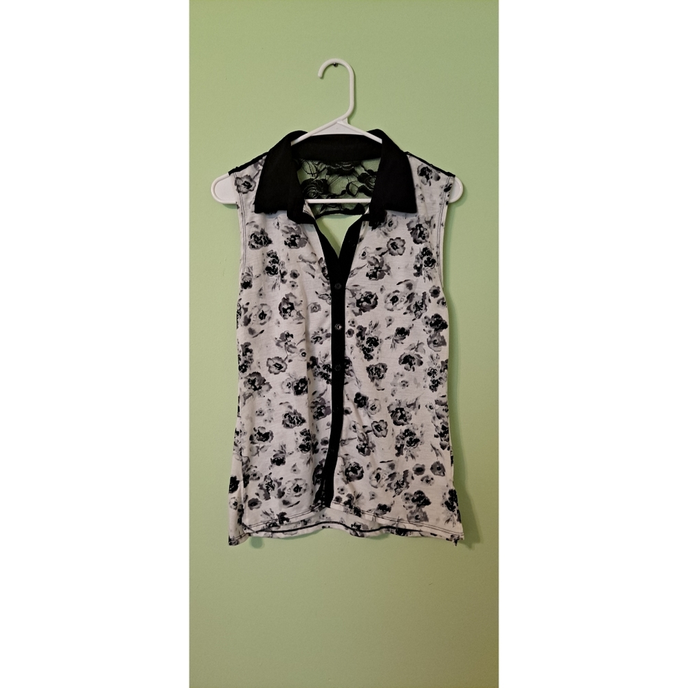 Dots Floral Top